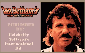 Ian Botham's Cricket_Disk1 screen shot title